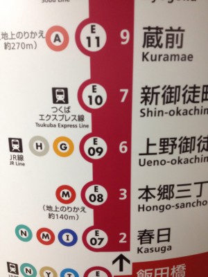 tokyo metro signs 1