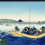 hokusai_36_ansichten_mount_fuji_12_Sunset_across_the_Ryogoku_bridge_from_the_bank_of_the_Sumida_river_at_Onmagayashi3778e