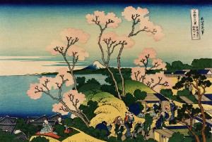 hokusai 36 ansichten mount fuji 20 Goten yama hill, Shinagawa on the Tōkaidō