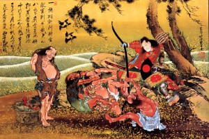 hokusai Chinzei Hachirō Tametomo