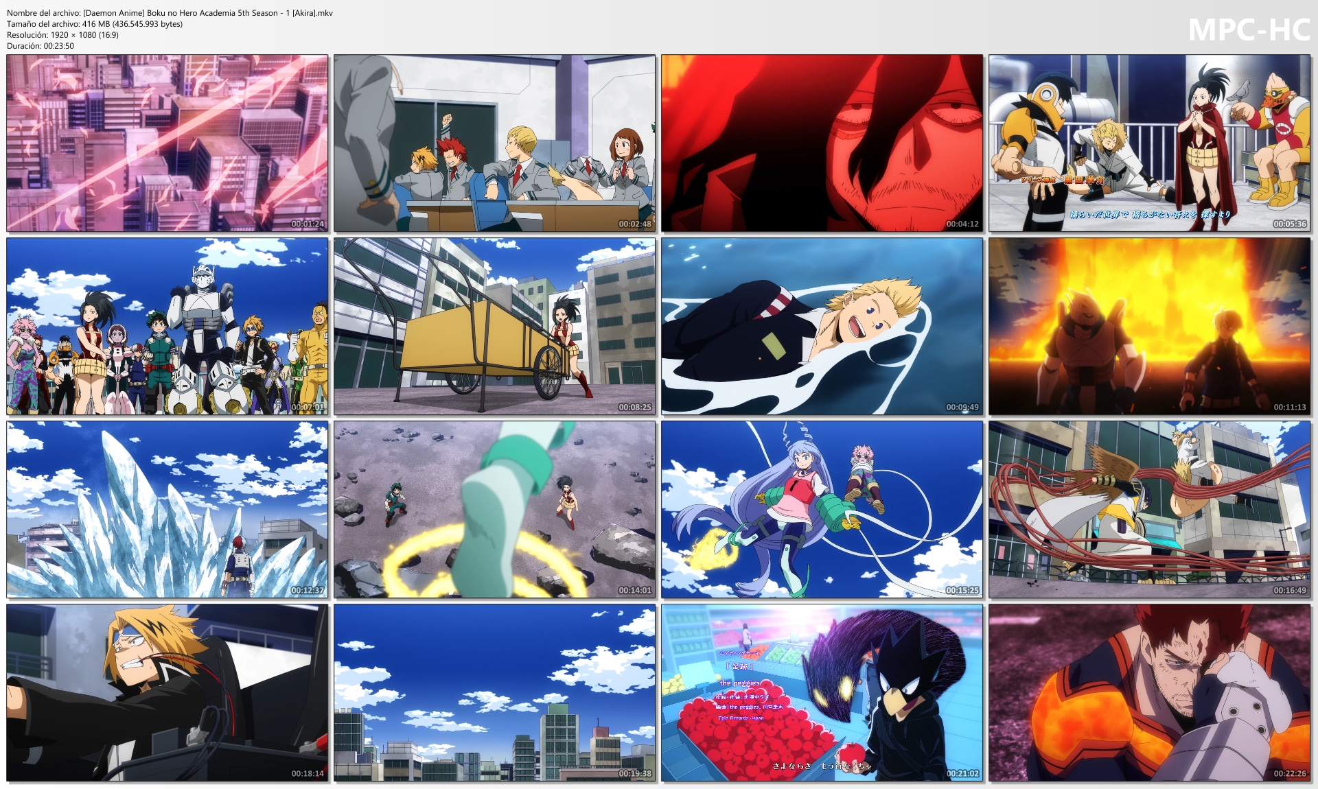 [Daemon Anime] Boku no Hero Academia 5th Season 1 [Akira].mkv thumbs